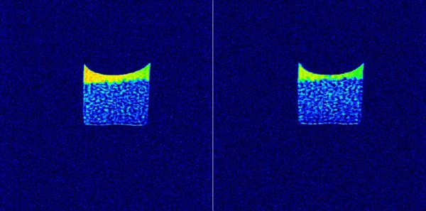 玻璃珠堆积孔隙模型核磁共振成像与弛豫图谱测试实验